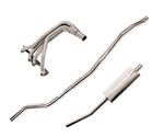Phoenix Stainless Steel Sports Full Exhaust System Inc Manifold - Single Exit - TR4A - RF4078